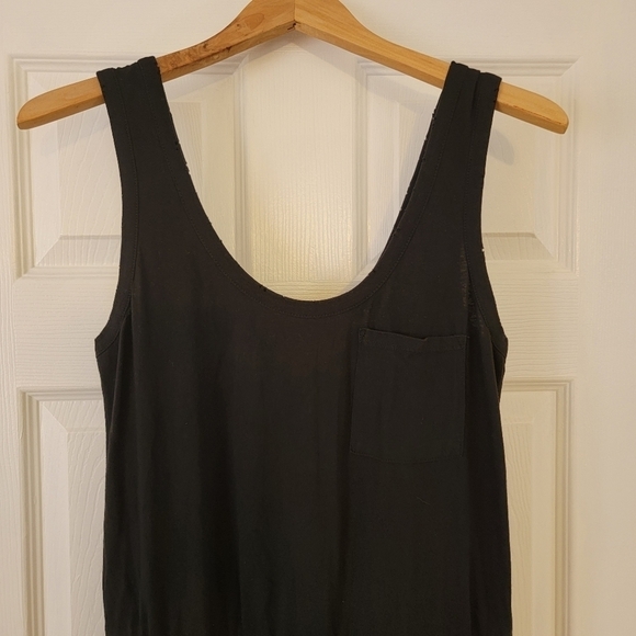 N: Philanthropy Sz S World Jumpsuit Drawstring Waist Distressed Joggers - Picture 4 of 14